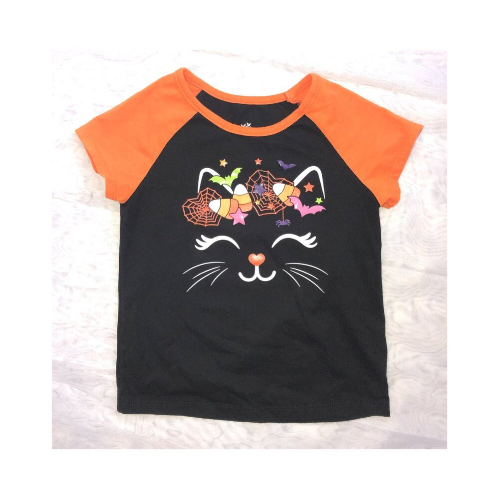 TOP, 4T, HALLOWEEN, cat